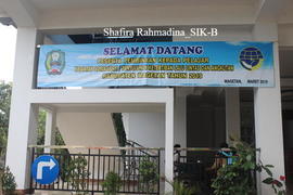 Selamat datang peserta pembina kepada pelajar kegiatan sosialisasi/penyuluhan ketertiban lalu lin...