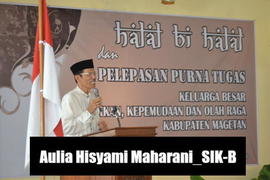 Sambutan Bpk. Bupati Magetan