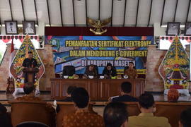 Sosialisasi BSSN terkait dengan Tanda Tangan Digital