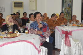 Sesi diskusi dan tanya jawab antara Bpk Bupati Magetan dengan pengusaha