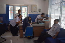 Tim Audit Inspektorat mengaudit loket layanan pengaduan