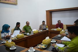 Koordinasi pembentukan UKK Imigrasi di Pendopo Surya Graha