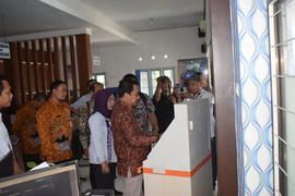 Evaluasi lapangan oleh Tim Penilai dari Kementerian Pendayagunaan Aparatur Negara dan Reformasi B...