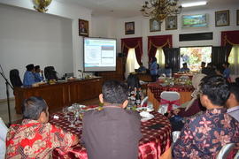 Paparan Ibu Kepala Dinas pada saat Launching Tanda Tangan Digital