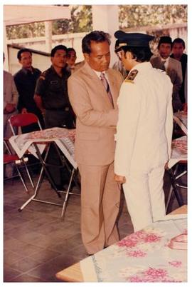 Bapak Bupati Sleman Drs. H. Samirin melantik camat kepala wilayah di pendopo kecamatan Prambanan....