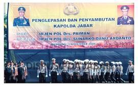 Gubernur Jawa Barat Bpk. Danny Setiawan Acara Pelepasan Dan Pencabutan Kapolda Jabar