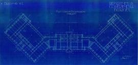 Platte Grond Beganegrond Blad No 46 WE ( Peta lantai Dasar Jurnal No 46 WE Tahun 1922