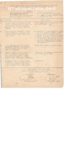 Keputusan Sidang Badan Exsekutif Dewan Perwakilan Rakyat Kabupaten Aceh Selatan Hari sabtu Tangga...