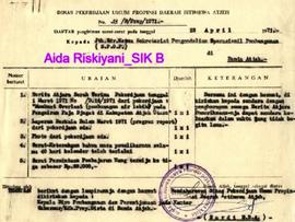 Berkas Perbaikan Berat Pengairan Waduk Paya Djagat di Kabupaten Aceh Utara (171/35) 2