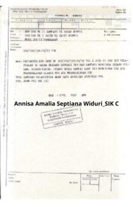 Radiogram dari Bupati KDH TK. II Sampang CQ Kakansospol Kepada Gubernur KDH TK. Jatim CQ Kadit So...