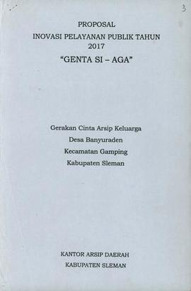 Proposal Inovasi Pelayanan Publik (Gentasiaga) 1